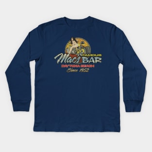 Mac's Famous Bar 1952 Kids Long Sleeve T-Shirt